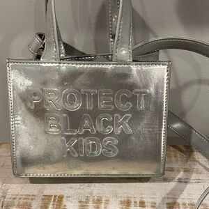 CISE PBK Vegan Leather Mini Bag in Chrome